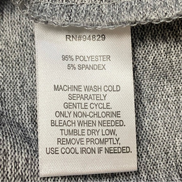 NWOT Derek Heart  Off - Shoulder Gray Sweater Dress  Sz 1X - Picture 14 of 16